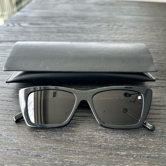 Saint Laurent Mica Cat-Eye Sunglasses - Picture 9 of 9